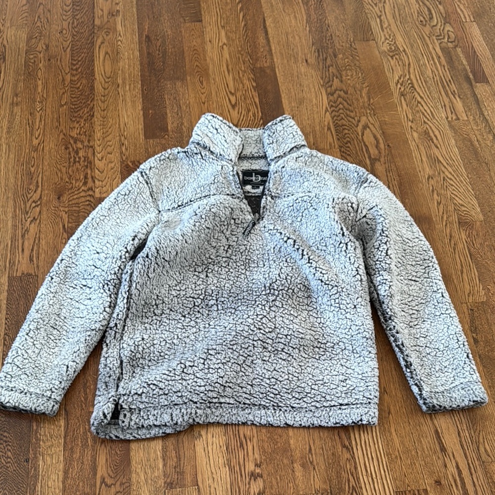 Boxercraft Women’s Gray Sherpa Quarter Zip Size Large